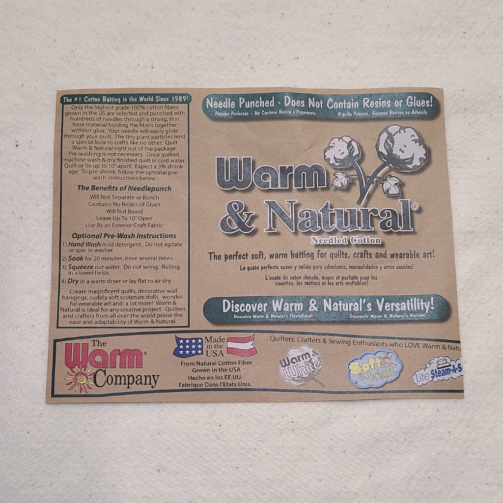 Warm & Natural Cotton Batting - Various